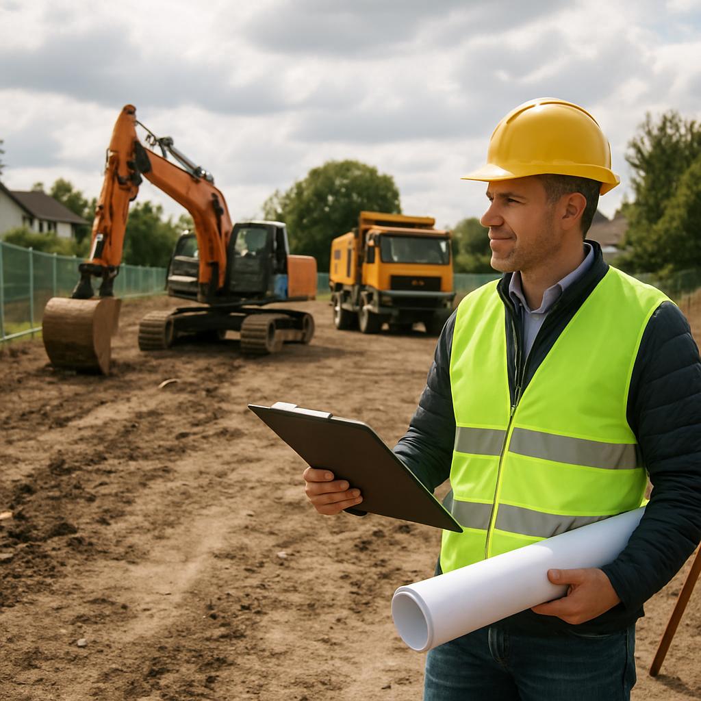 Postupy krok za krokem při vily na klíč. Fáze 10: příprava staveniště a harmonogram Postupy krok za krokem při vily na klíč. Fáze 10: příprava staveniště a harmonogram