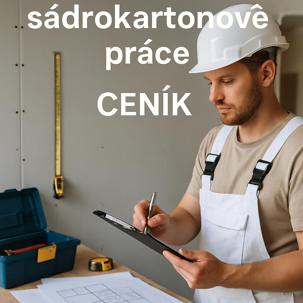 Jak zvládnout sádrokartonové práce ceník. Jak si připravit přesné podklady pro nacenění