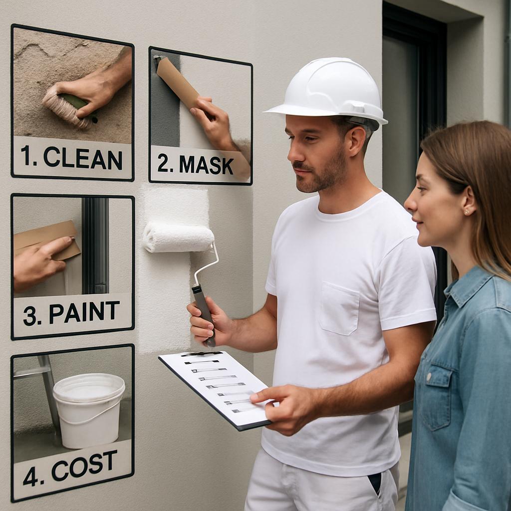 Profesionální rady pro nátěr fasády cena práce. Praktický postup krok za krokem Profesionální rady pro nátěr fasády cena práce. Praktický postup krok za krokem