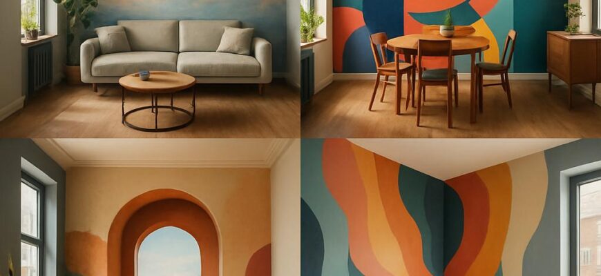 Kreativní nápady pro malování bytu fotogalerie: barvy, triky a osobní inspirace