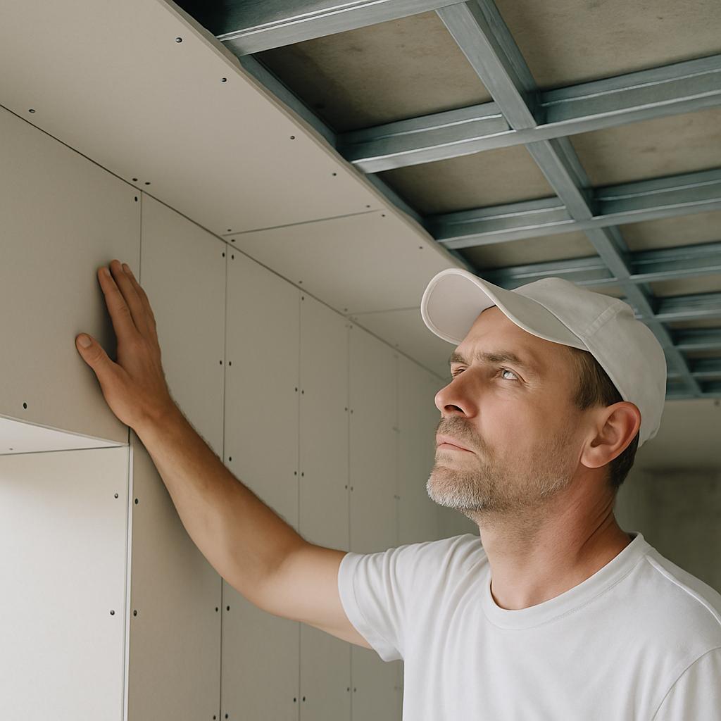 Ověřené zkušenosti s sádrokartonářské práce. Profily, rozteče a rovinnost: přesnost zaručí ticho a klid