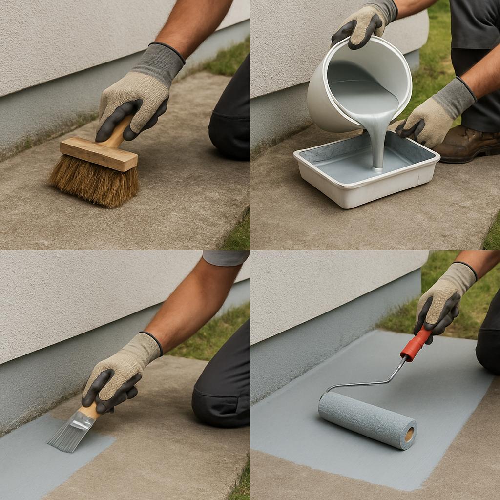 Ověřené zkušenosti s nátěr betonu exteriér. Pracovní postup krok za krokem Ověřené zkušenosti s nátěr betonu exteriér. Pracovní postup krok za krokem