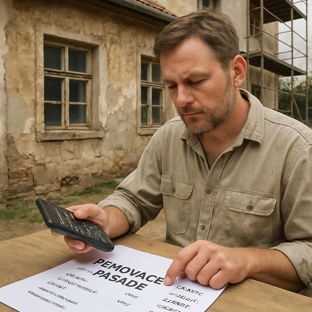 Praktický průvodce k renovaci fasády cena. Jak se rodí realistický rozpočet Praktický průvodce k renovaci fasády cena. Jak se rodí realistický rozpočet