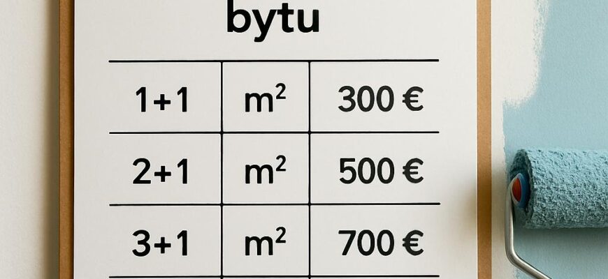 Kolik stojí barevný domov: průvodce tvorbou ceníku malování bytu Kolik stojí barevný domov: průvodce tvorbou ceníku malování bytu