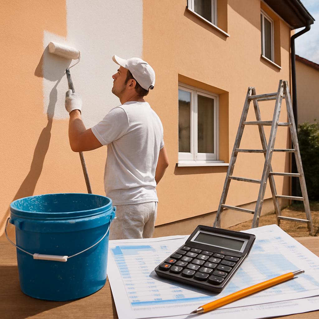 Jak zvládnout nátěr na fasád. Kolik to bude stát a jak plánovat rozpočet Jak zvládnout nátěr na fasád. Kolik to bude stát a jak plánovat rozpočet