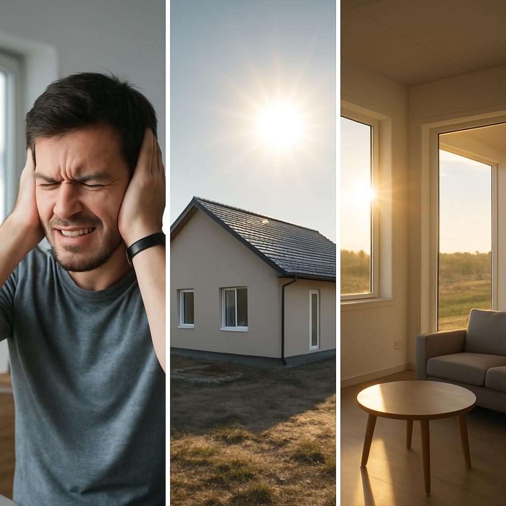 Rychlý návod k domům na klíc. Hluk, přehřívání a světlo Rychlý návod k domům na klíc. Hluk, přehřívání a světlo