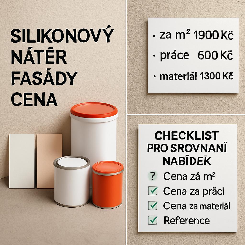 Kompletní přehled k silikonový nátěr fasády cena. Krátký checklist pro srovnání nabídek Kompletní přehled k silikonový nátěr fasády cena. Krátký checklist pro srovnání nabídek