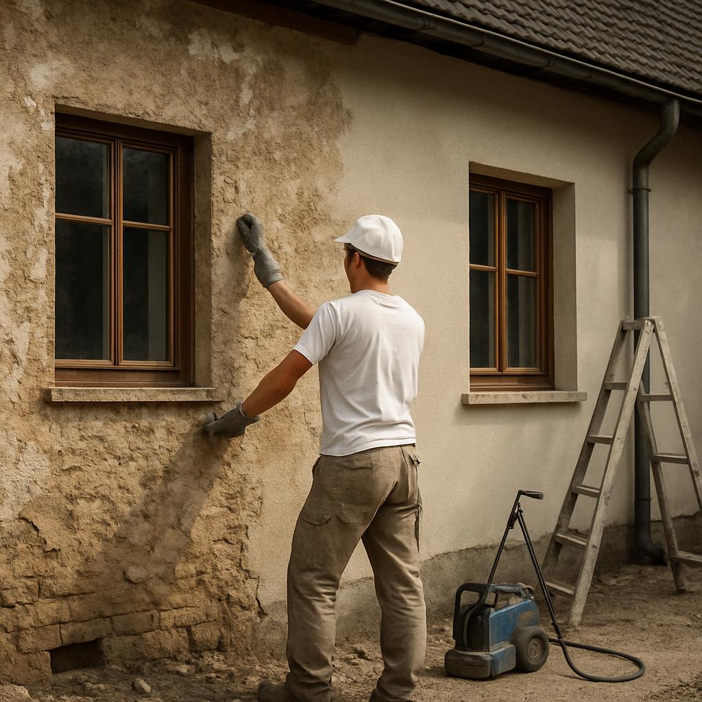 Praktický průvodce k renovace fasád. Příprava podkladu rozhoduje o výsledku Praktický průvodce k renovace fasád. Příprava podkladu rozhoduje o výsledku