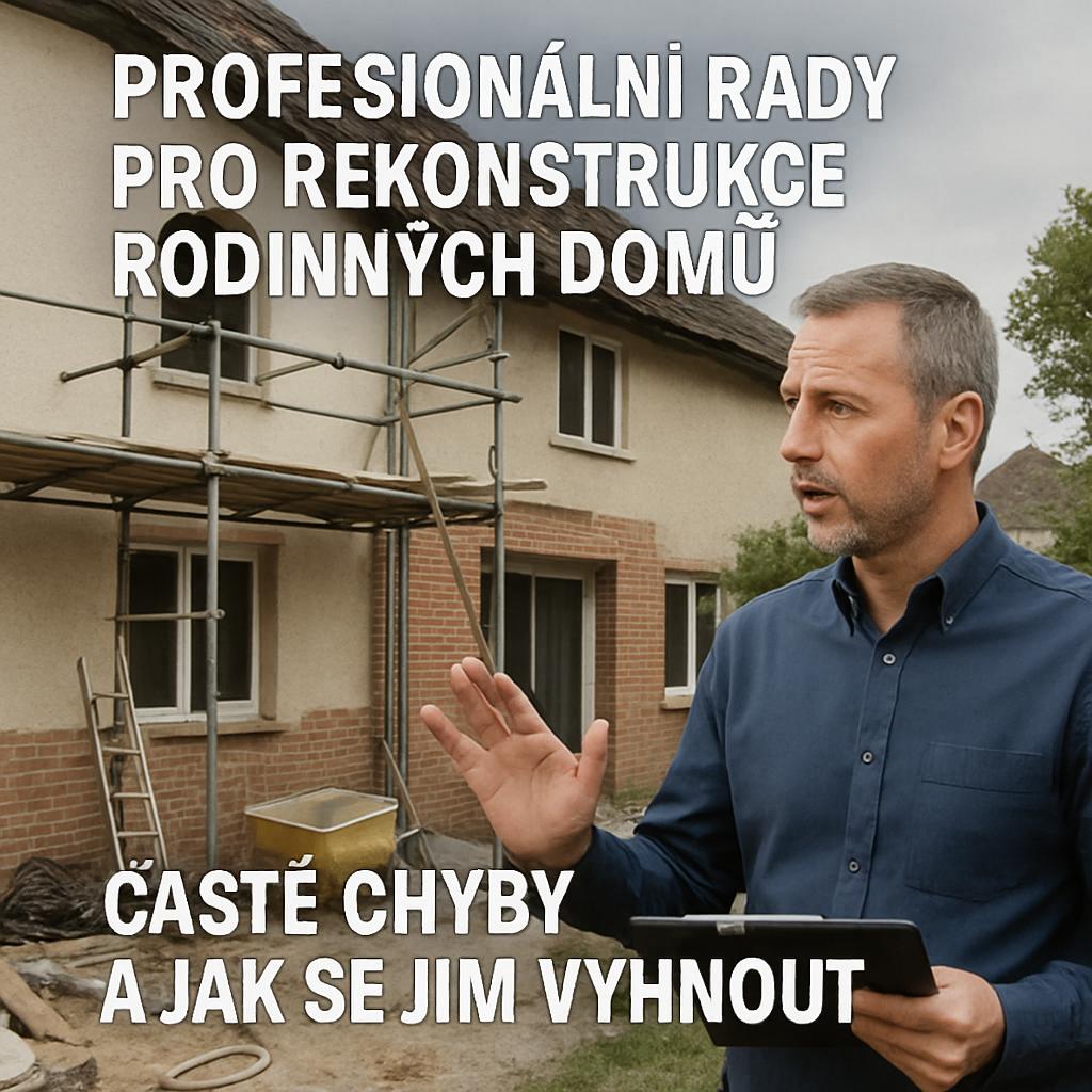 Profesionální rady pro rekonstrukce rodinných domů. Časté chyby a jak se jim vyhnout Profesionální rady pro rekonstrukce rodinných domů. Časté chyby a jak se jim vyhnout
