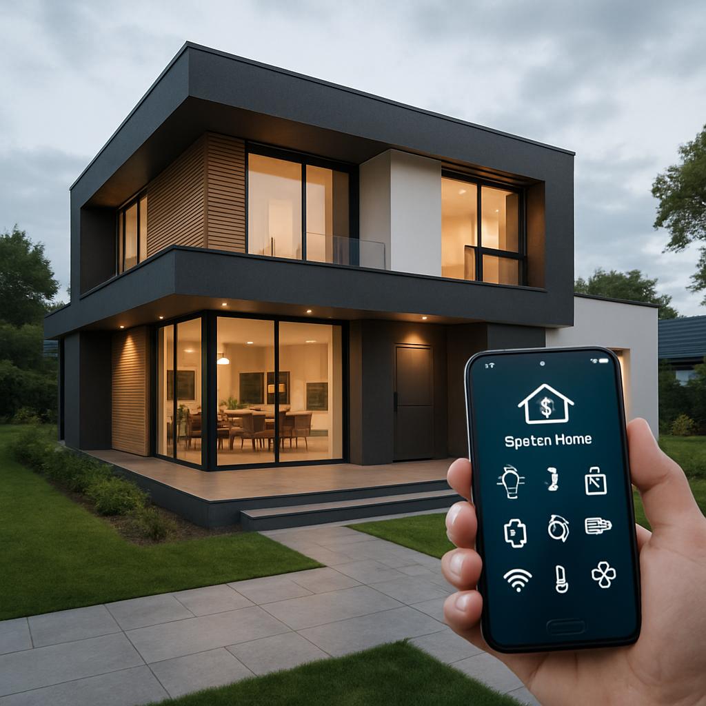 Nejnovější trendy v moderní domy na klíč. Škálovatelná chytrá elektroinstalace Nejnovější trendy v moderní domy na klíč. Škálovatelná chytrá elektroinstalace