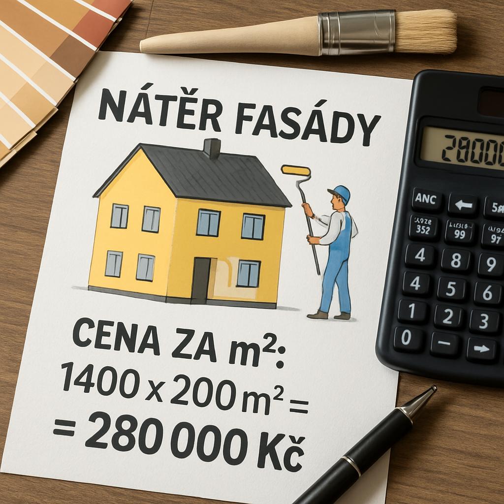 Užitečné poznatky o nátěr fasády cena za m2. Jak si udělat vlastní orientační kalkulaci