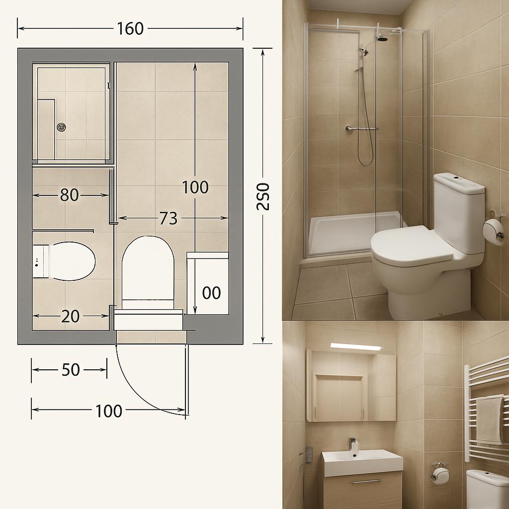 Inspirace pro rekonstrukce bytových jader. Dispozice a ergonomie: centimetry, které rozhodují
