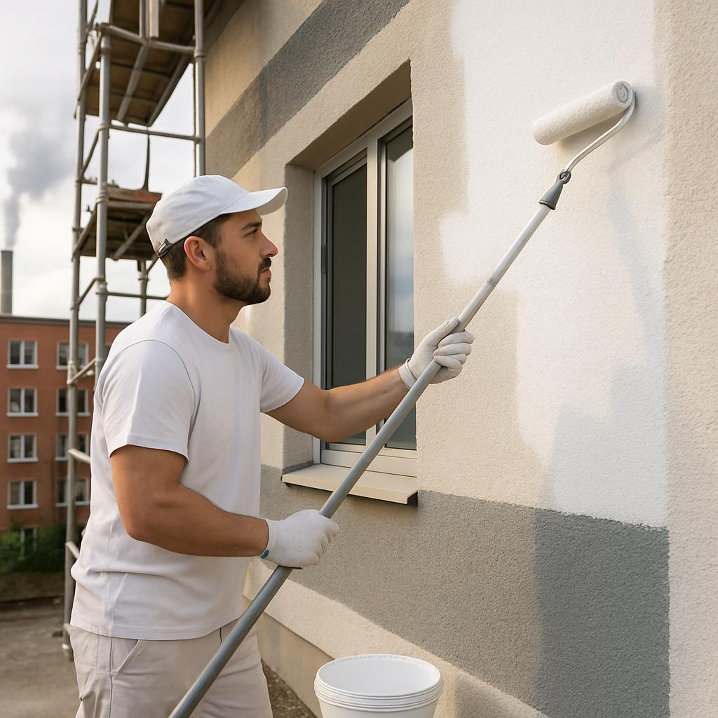 Jak zvládnout venkovní nátěr fasády (Ostrava). Tipy pro šikovné kutilské duše a pro profesionály Jak zvládnout venkovní nátěr fasády (Ostrava). Tipy pro šikovné kutilské duše a pro profesionály