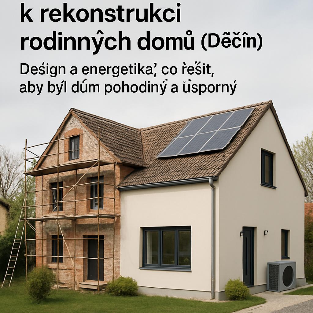 Praktický průvodce k rekonstrukci rodinných domů (Děčín). Design a energetika: co řešit, aby byl dům pohodlný a úsporný Praktický průvodce k rekonstrukci rodinných domů (Děčín). Design a energetika: co řešit, aby byl dům pohodlný a úsporný
