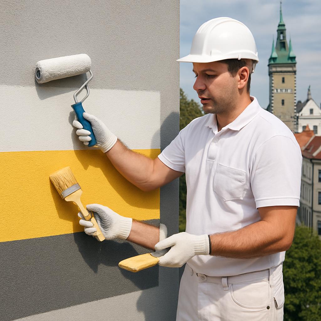 Profesionální rady pro nátěry fasád (Pardubice). Techniky nanášení a vrstvy – jak na to v praxi Profesionální rady pro nátěry fasád (Pardubice). Techniky nanášení a vrstvy – jak na to v praxi