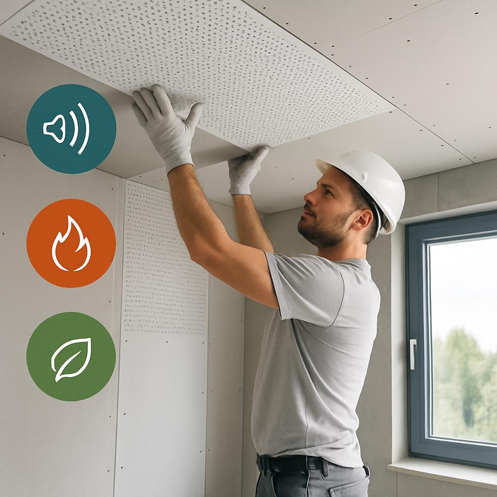 Moderní přístupy k sádrokarton práce (Třinec). Akustika, požární odolnost a zdraví prostředí Moderní přístupy k sádrokarton práce (Třinec). Akustika, požární odolnost a zdraví prostředí