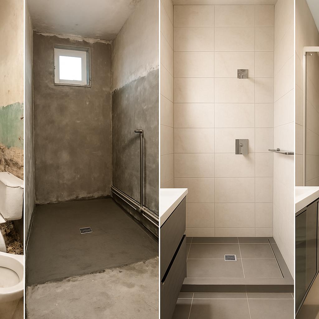 Postupy krok za krokem při rekonstrukci koupelny (Zlín). Co získáte po dokončení rekonstrukce Postupy krok za krokem při rekonstrukci koupelny (Zlín). Co získáte po dokončení rekonstrukce