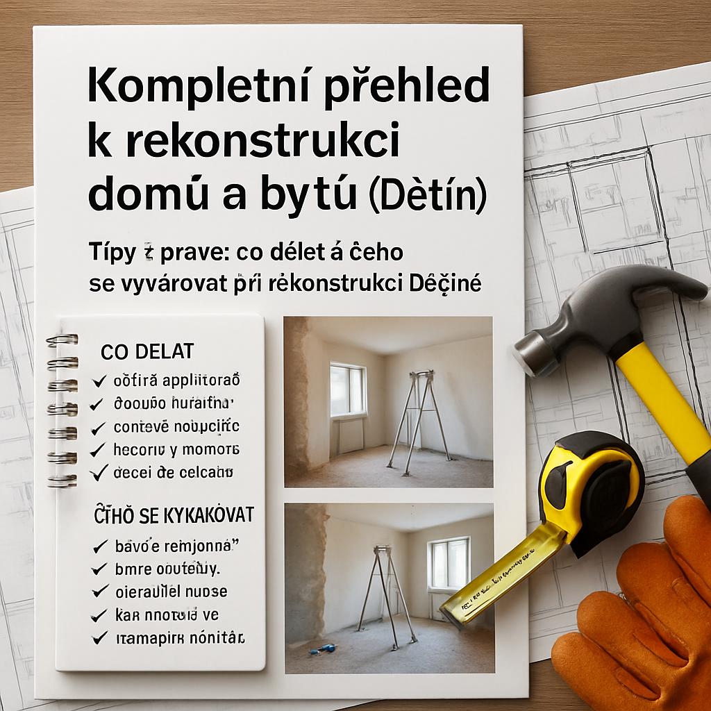 Kompletní přehled k rekonstrukci domů a bytů (Děčín). Tipy z praxe: co dělat a čeho se vyvarovat při rekonstrukci v Děčíně