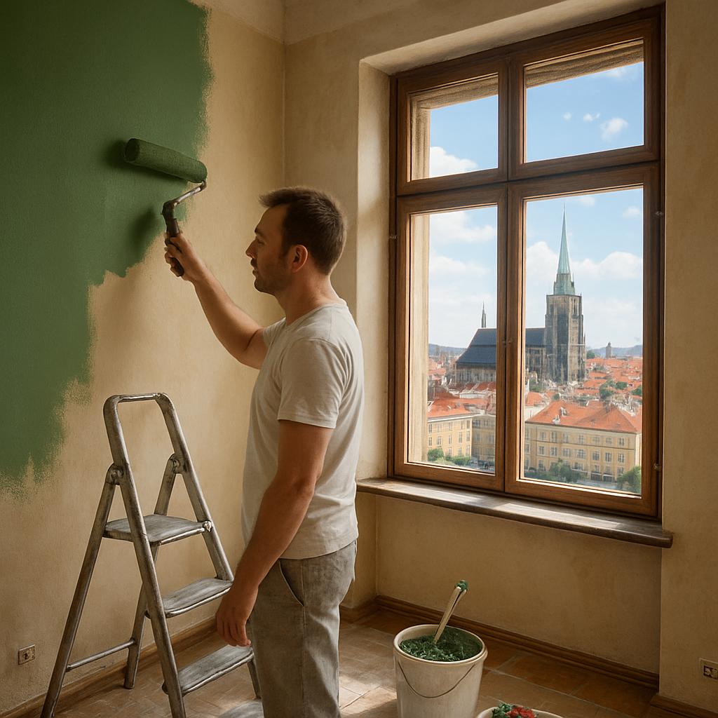 Jak zvládnout malování bytu (Plzeň). Volba barev a světla v Plzni Jak zvládnout malování bytu (Plzeň). Volba barev a světla v Plzni