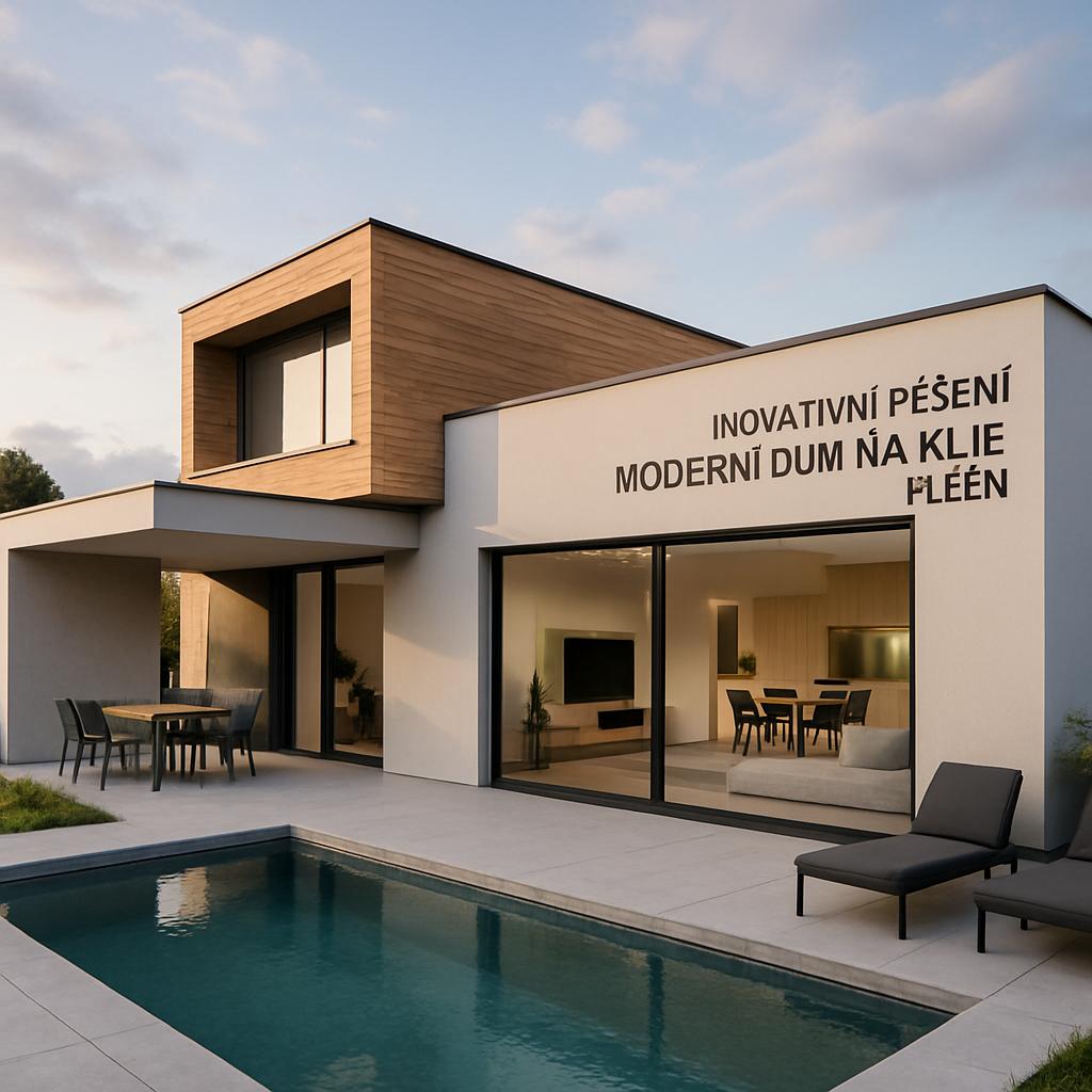 Inovativní řešení v rámci moderní dům na klíč (Plzeň). Rovnováha mezi designem a funkcí