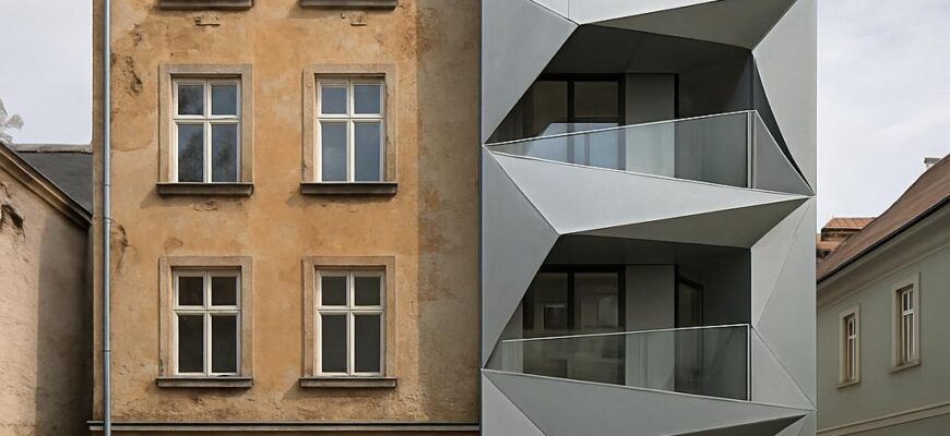 Inovativní řešení v rámci renovace staré fasády Přerov Inovativní řešení v rámci renovace staré fasády Přerov