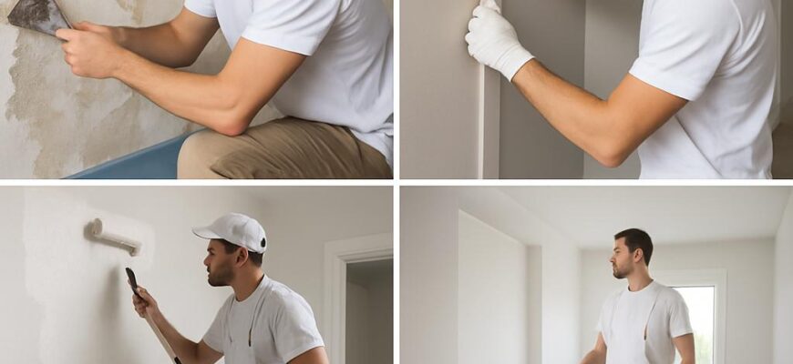 Postupy krok za krokem při moderním malování bytu v Prostějově