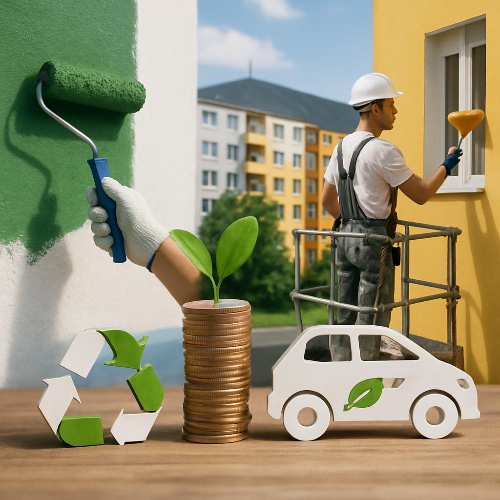 Moderní přístupy k cena nátěru fasády za 1 m² (Ústí nad Labem). Ekologie, úspory a budoucnost: jak moderní přístupy ovlivňují cenu