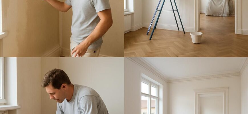 Postupy krok za krokem při malování interiérů fotogalerie (Praha)