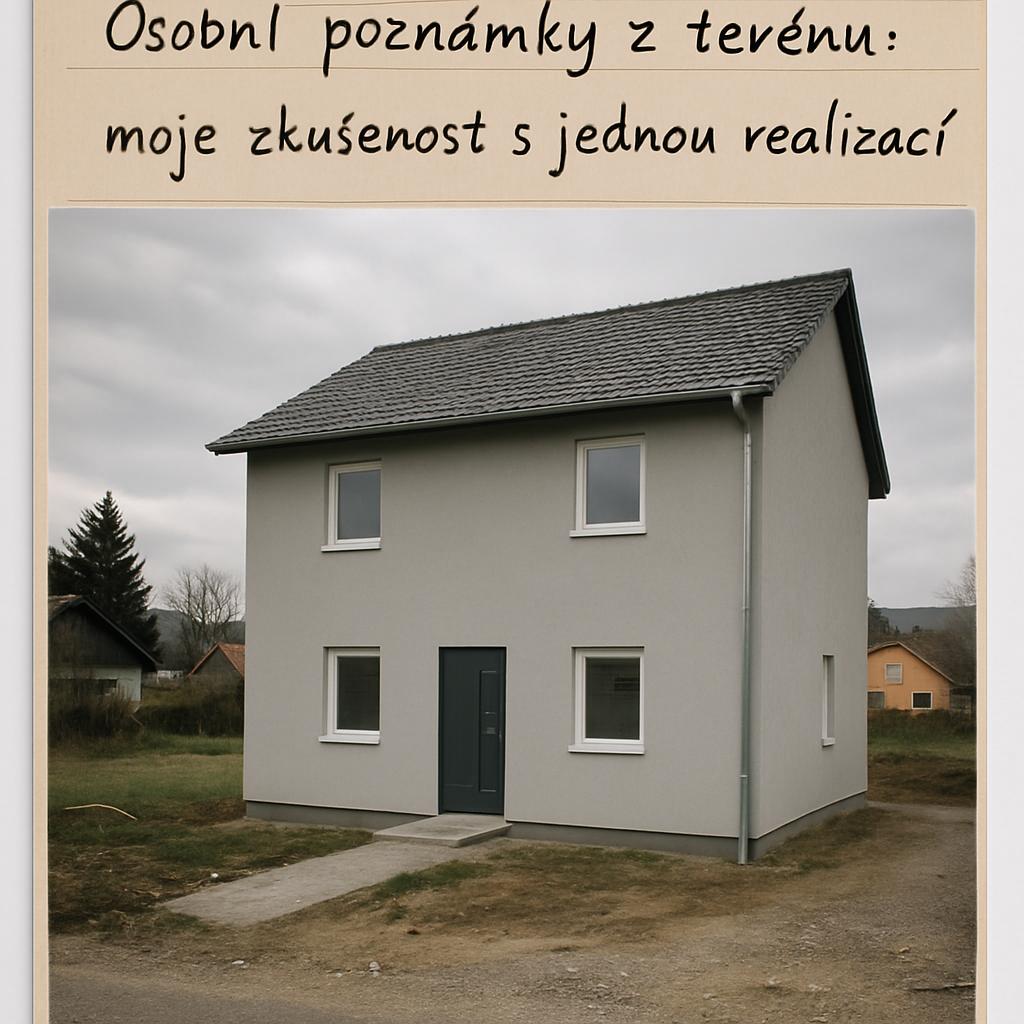 Ověřené zkušenosti s domek na klíč (Liberec). Osobní poznámky z terénu: moje zkušenost s jednou realizací