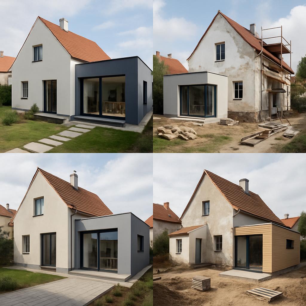 Detailní pohled na rekonstrukce rodinných domů (České Budějovice). Ukázky projektů a inspirace Detailní pohled na rekonstrukce rodinných domů (České Budějovice). Ukázky projektů a inspirace