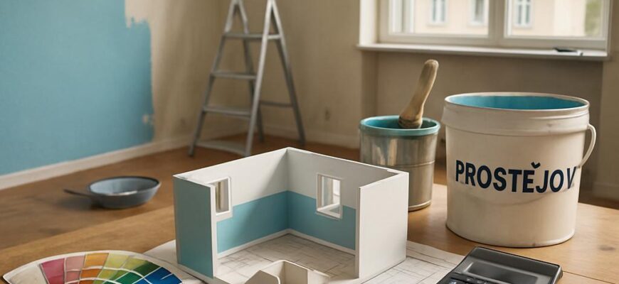 Kreativní nápady pro kalkulace malování bytu (Prostějov)