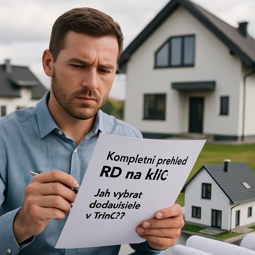 Kompletní přehled k rd na klíč (Třinec). Jak vybrat dodavatele v Třinci