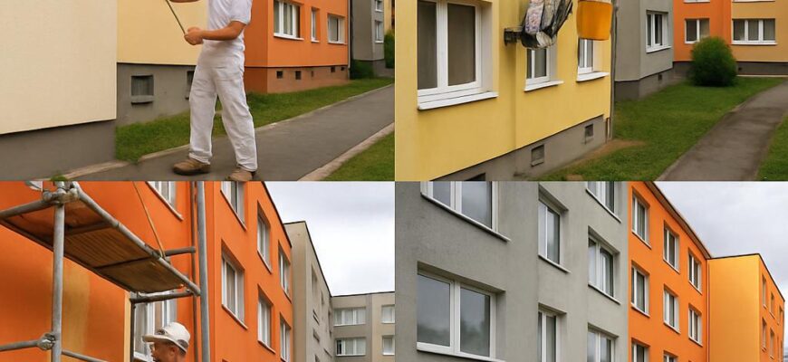 Rychlý návod k nátěrům fasád panelových domů v Teplicích Rychlý návod k nátěrům fasád panelových domů v Teplicích