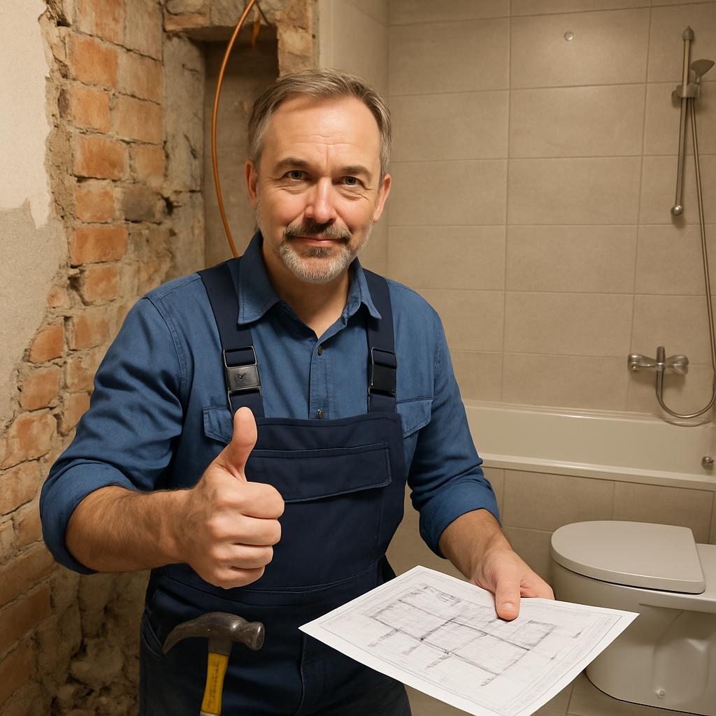 Profesionální rady pro rekonstrukce bytového jádra (České Budějovice). Praktické návody a osobní zkušenosti autora