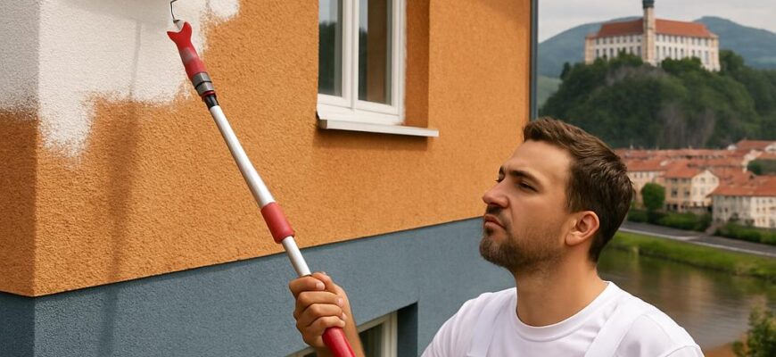 Nejčastější otázky kolem nátěru fasády: cena za m2 v Děčíně