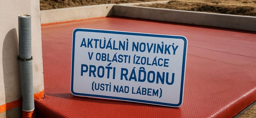 Aktuální novinky v oblasti izolace proti radonu (Ústí nad Labem)