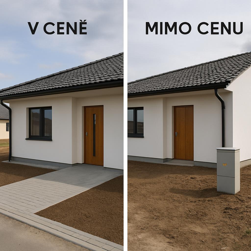 Co očekávat od domy na klíč (Přerov). Co zahrnuje cena a co je často mimo ni