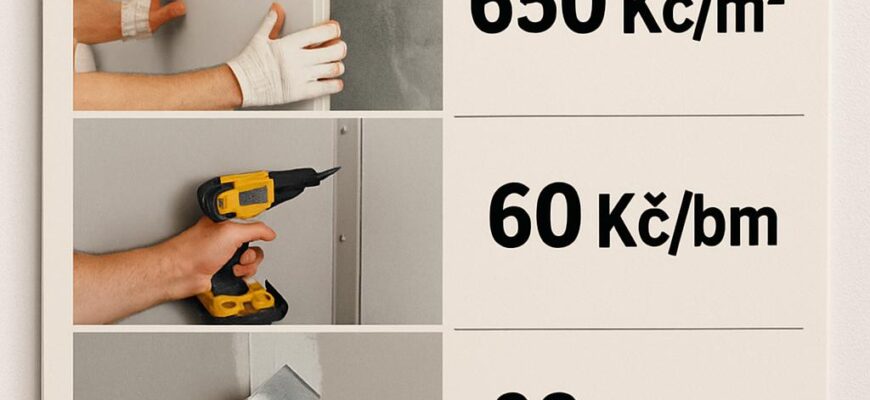 Rychlý návod k cenám prací se sádrokartonem (České Budějovice) Rychlý návod k cenám prací se sádrokartonem (České Budějovice)