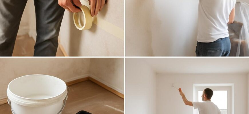 Postupy krok za krokem při malování bytu: fotogalerie Liberec