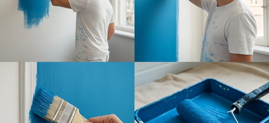 Detailní pohled na malování pokojů: fotogalerie Praha