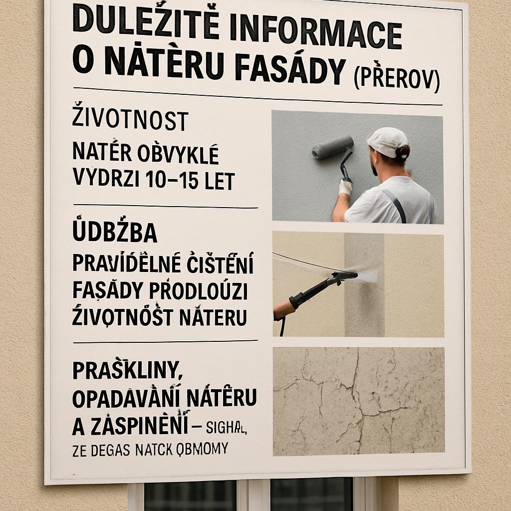 Důležité informace o nátěr fasády (Přerov). Životnost a údržba nátěru Důležité informace o nátěr fasády (Přerov). Životnost a údržba nátěru