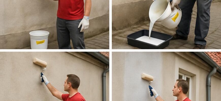 Postupy krok za krokem při penetrační nátěr pod fasádu (Prostějov) Postupy krok za krokem při penetrační nátěr pod fasádu (Prostějov)