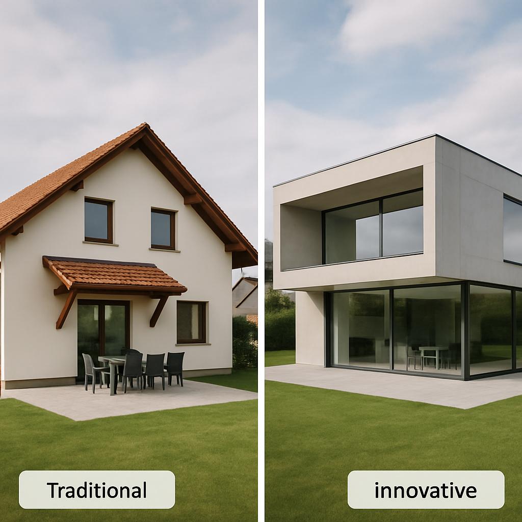 Inovativní řešení v rámci vily na klíč (Ústí nad Labem). Smysluplné porovnání: tradiční vs. inovativní řešení v rámci vily na klíč Inovativní řešení v rámci vily na klíč (Ústí nad Labem). Smysluplné porovnání: tradiční vs. inovativní řešení v rámci vily na klíč