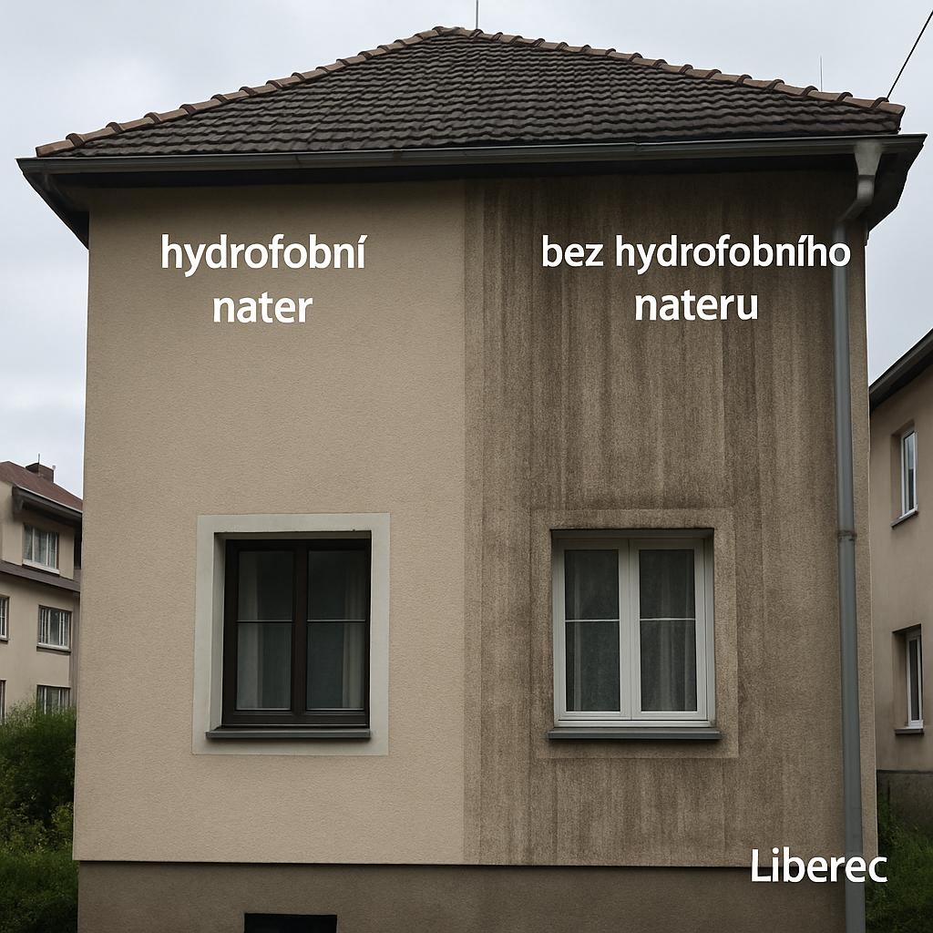 Co očekávat od hydrofobní nátěr fasády (Liberec). Co je hydrofobní nátěr fasády a proč ho zvažovat ve Liberci