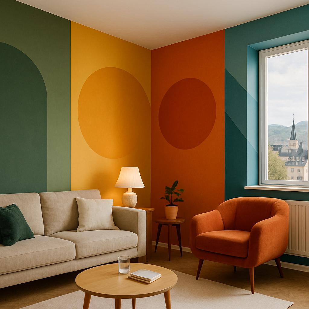 Moderní přístupy k malování interiéru (Jablonec nad Nisou). Barevné směry a psychologické efekty