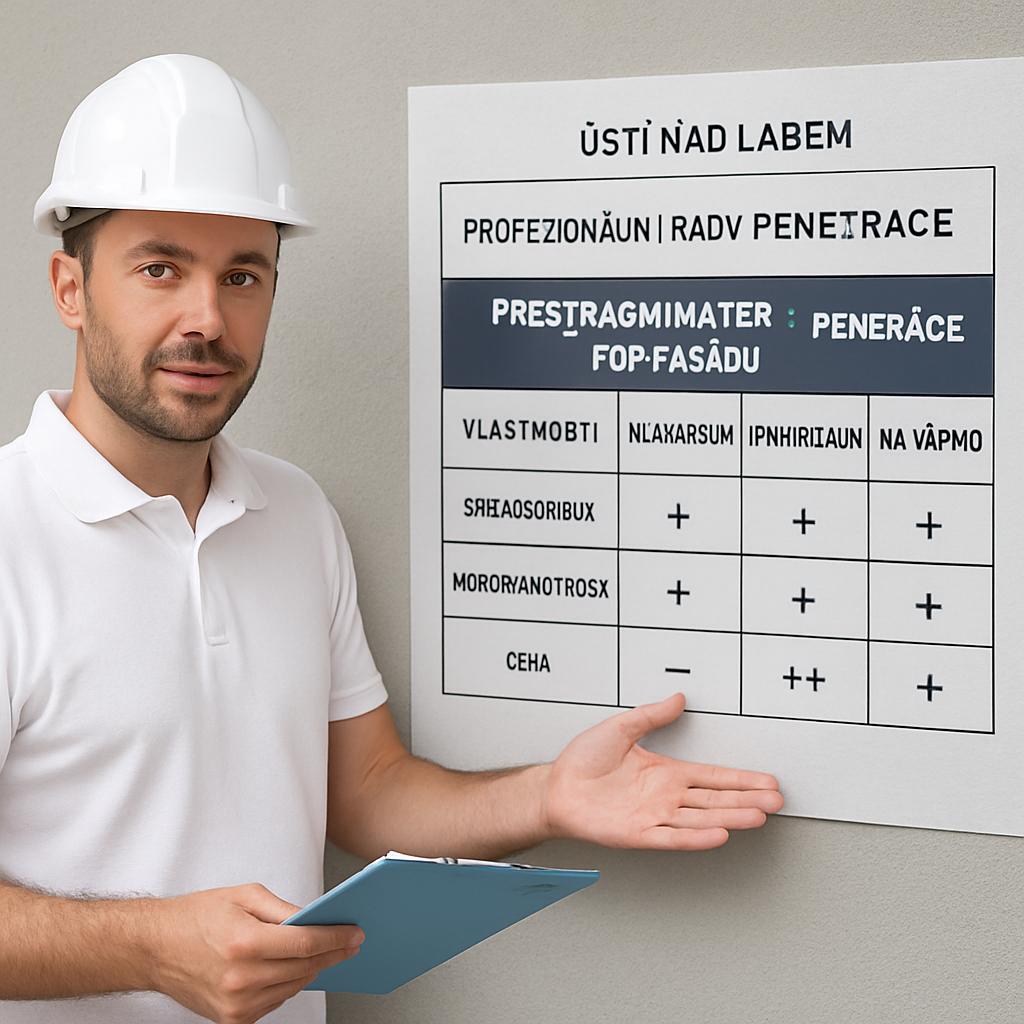 Profesionální rady pro penetrační nátěr pod fasádu (Ústí nad Labem). Tabulka: srovnání typů penetrací pro fasády Profesionální rady pro penetrační nátěr pod fasádu (Ústí nad Labem). Tabulka: srovnání typů penetrací pro fasády