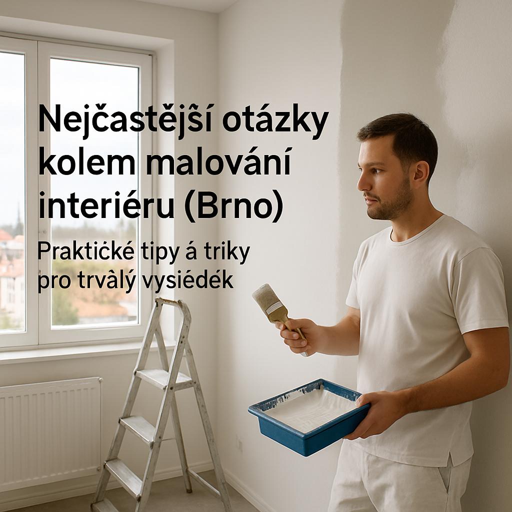 Nejčastější otázky kolem malování interiéru (Brno). Praktické tipy a triky pro trvalý výsledek Nejčastější otázky kolem malování interiéru (Brno). Praktické tipy a triky pro trvalý výsledek