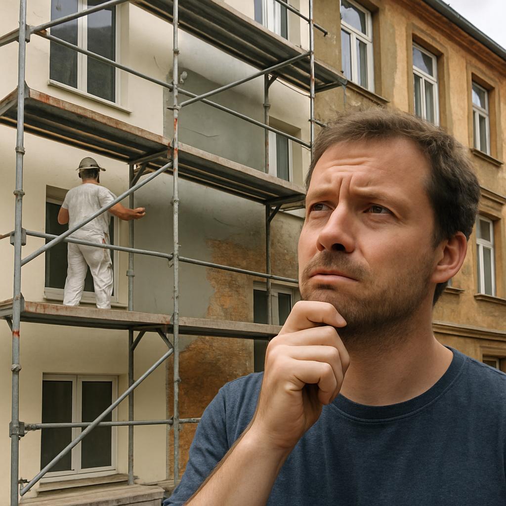 Zajímavé zkušenosti s renovace fasády (Brno). Osobní zkušenost autora: co jsem si z toho odnesl