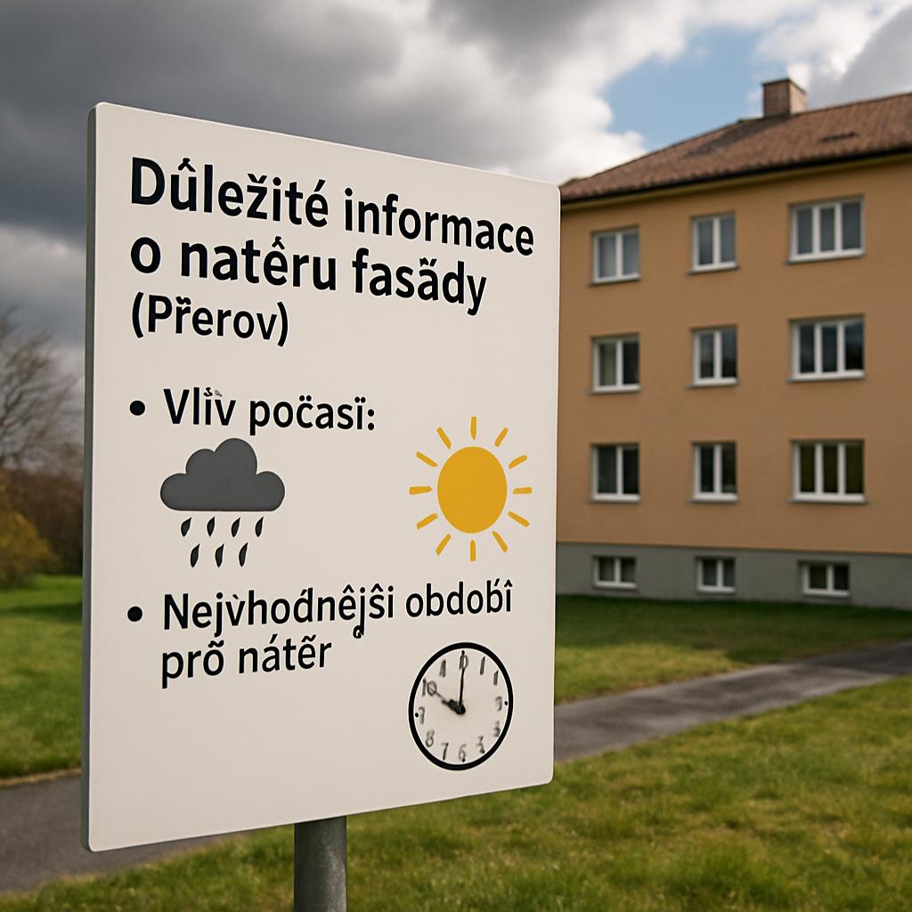 Důležité informace o nátěr fasády (Přerov). Vliv počasí a nejvhodnější období pro nátěr Důležité informace o nátěr fasády (Přerov). Vliv počasí a nejvhodnější období pro nátěr