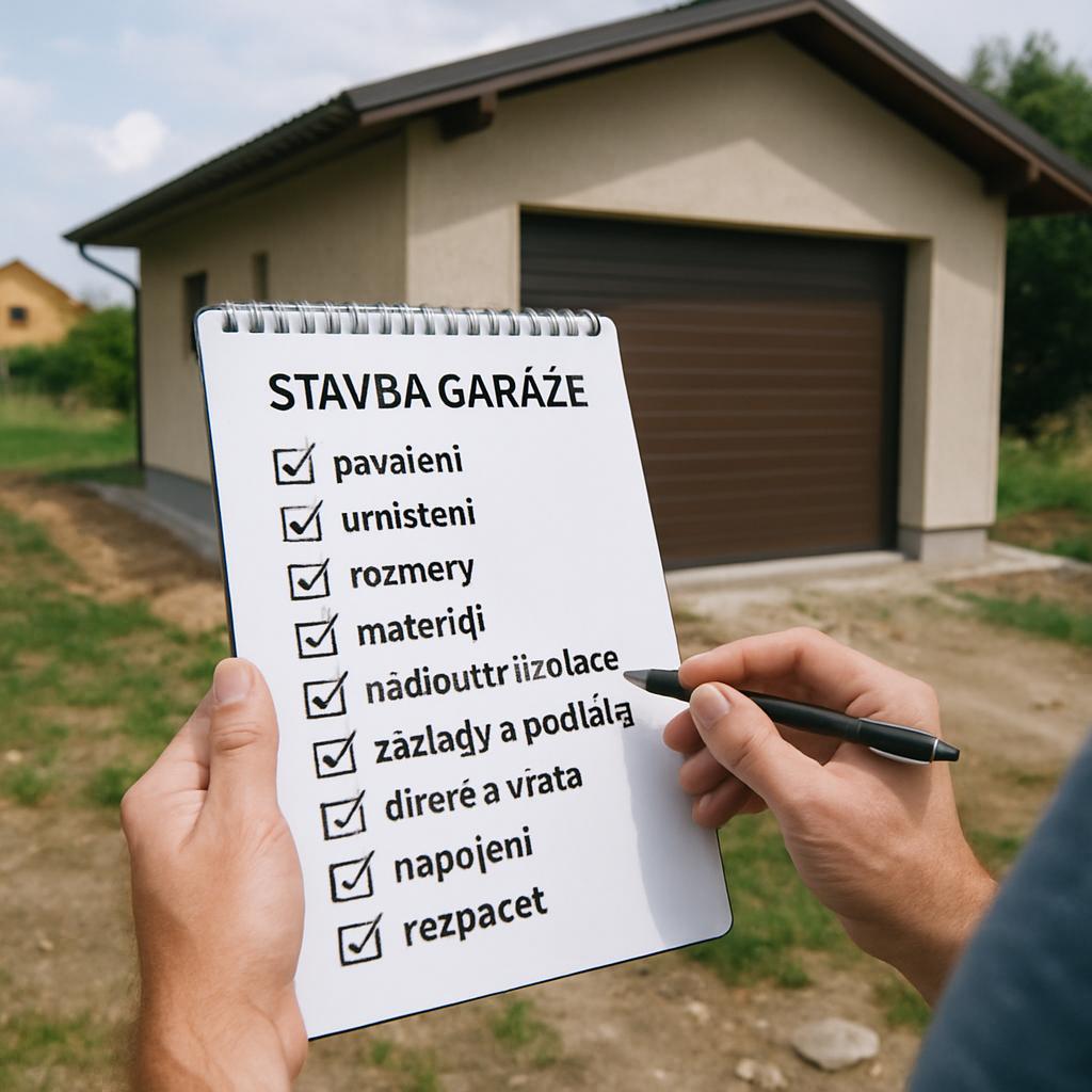 Důležité informace o stavba garáže (Jihlava). Praktický check-list a doporučení Důležité informace o stavba garáže (Jihlava). Praktický check-list a doporučení